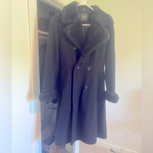 Vintage A Line Trench winter Coat Gypsy Goth Y2K